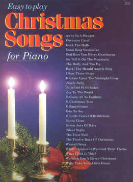 Easy to Play Christmas Songs for Piano (J 222)